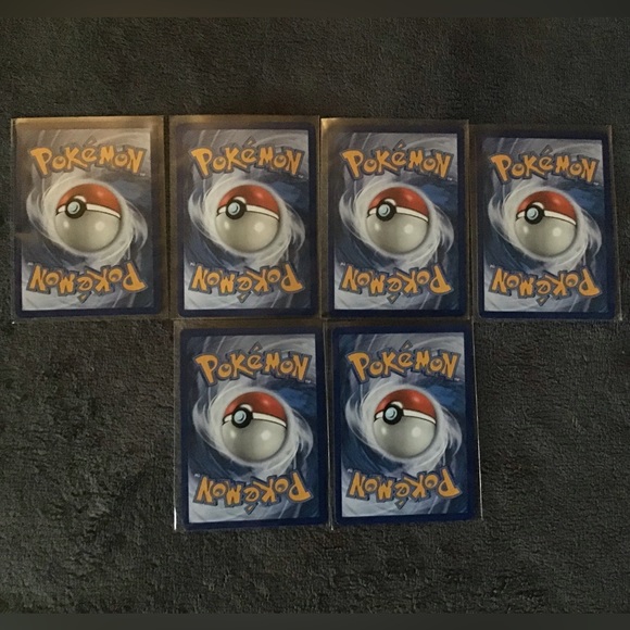 Pokémon Card Set-of 6 Pokémon card Water Type with Energy - Picture 2 of 2